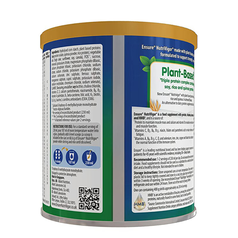 Ensure NutriVigor Plant-Based Protein Shake Almond Flavour