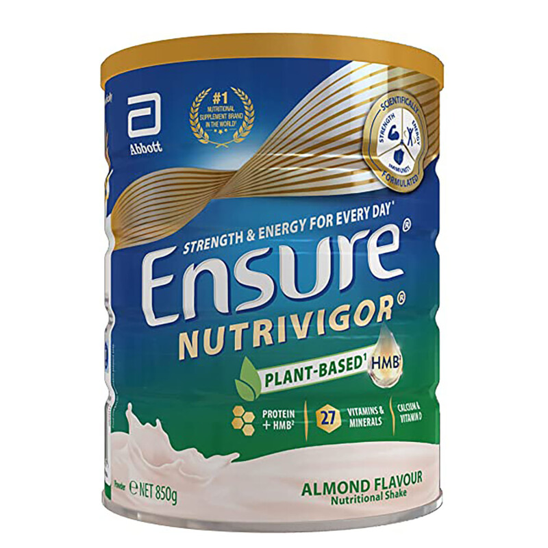 Ensure NutriVigor Plant-Based Protein Shake Almond Flavour EXPIRY NOVEMBER 2023