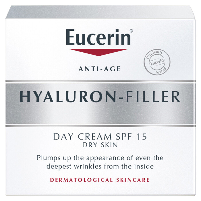 Image of Eucerin Hyaluron-Filler Day Cream for Dry Skin SPF15
