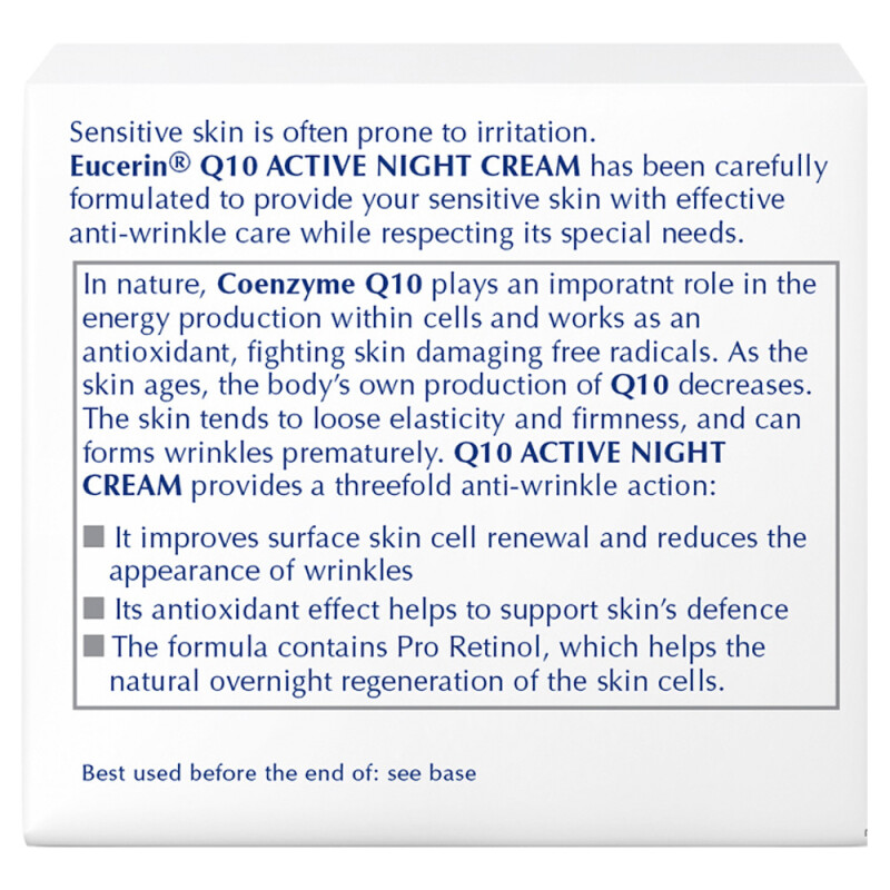 Eucerin Q10 Active Anti-Wrinkle Night Cream