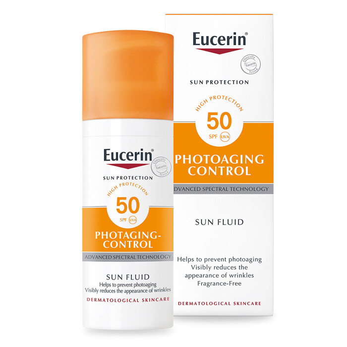 Image of Eucerin Sun Fluid Anti Ageing Face SPF50