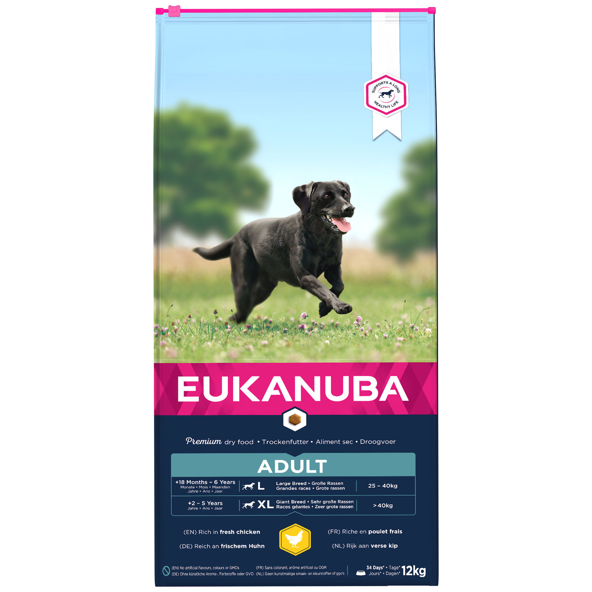 Eukanuba Active Adult Large Breed Chicken 12kg