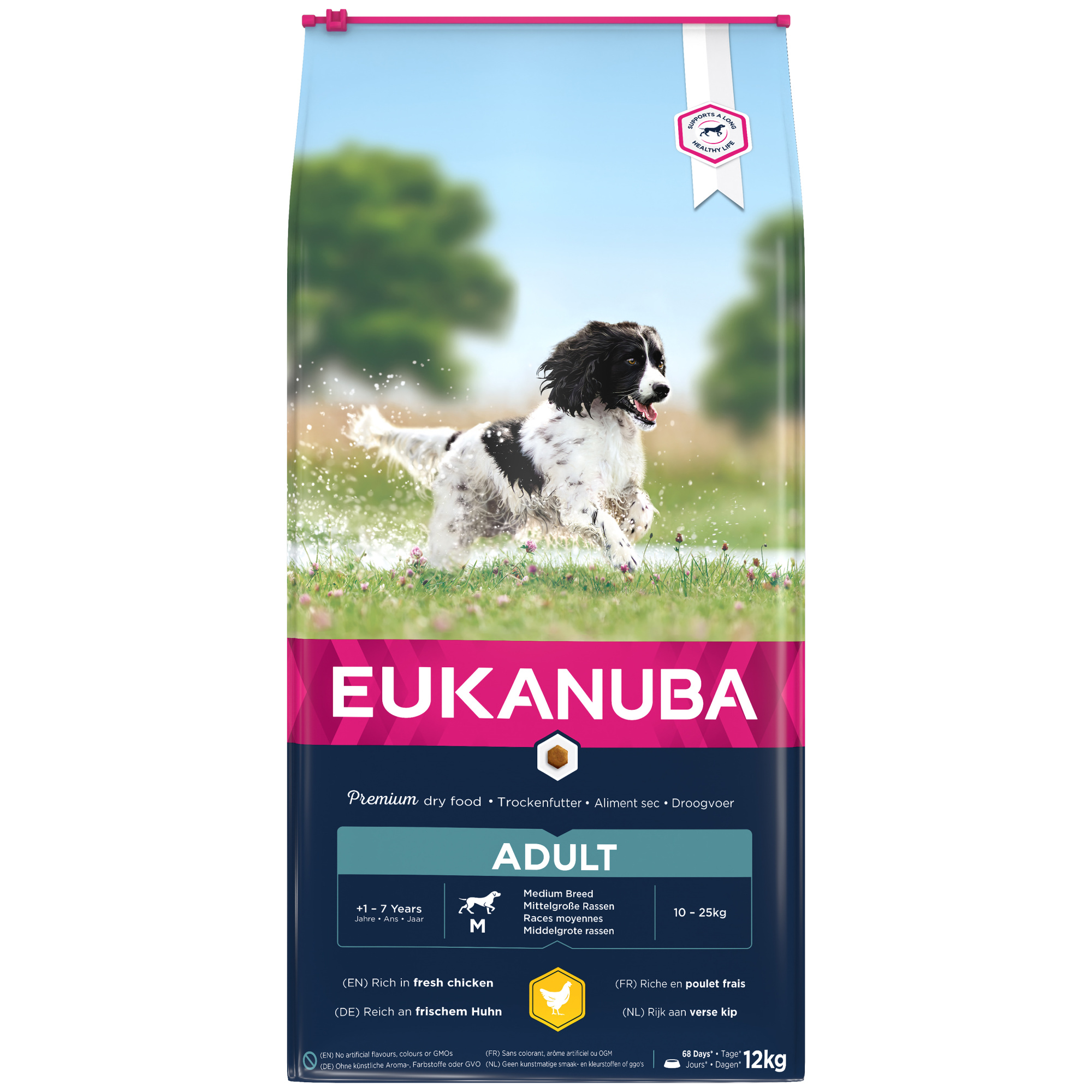 Eukanuba Active Adult Medium Breed Chicken 12kg