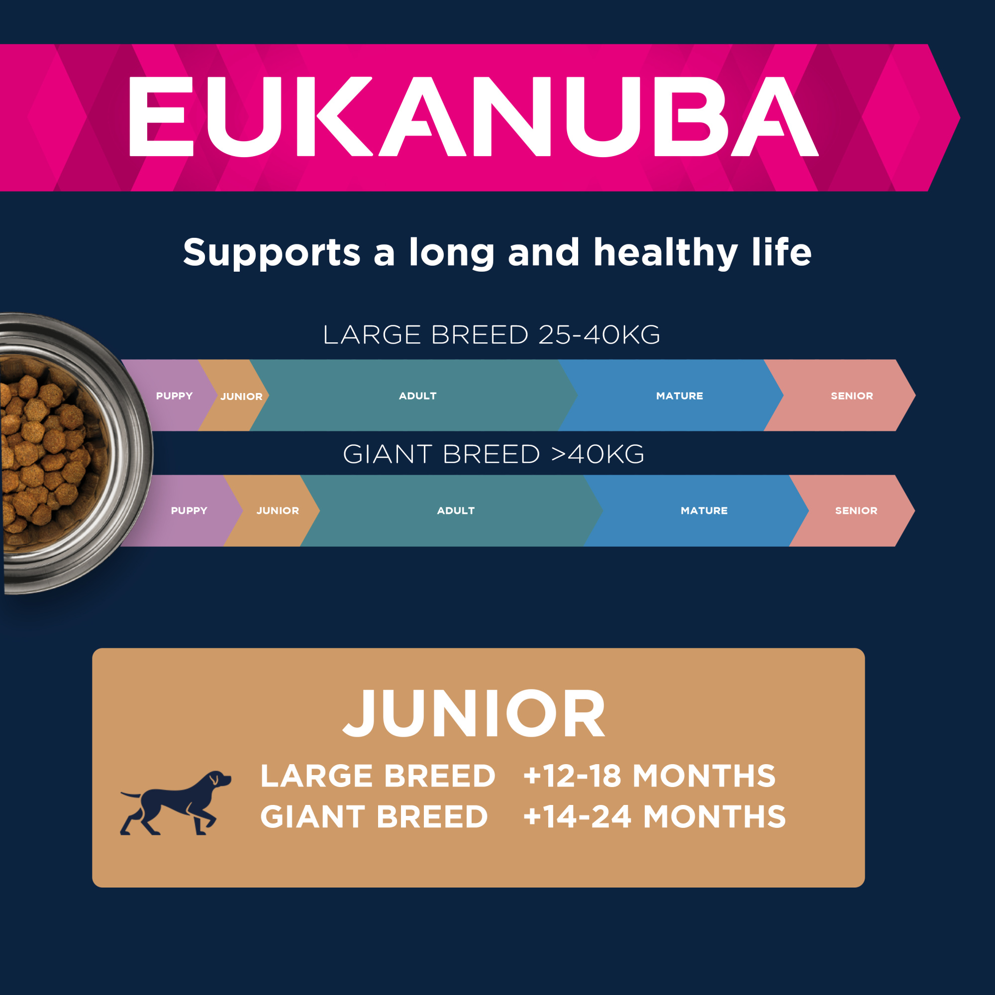 Eukanuba Developing Junior Large Breed Chicken 12k