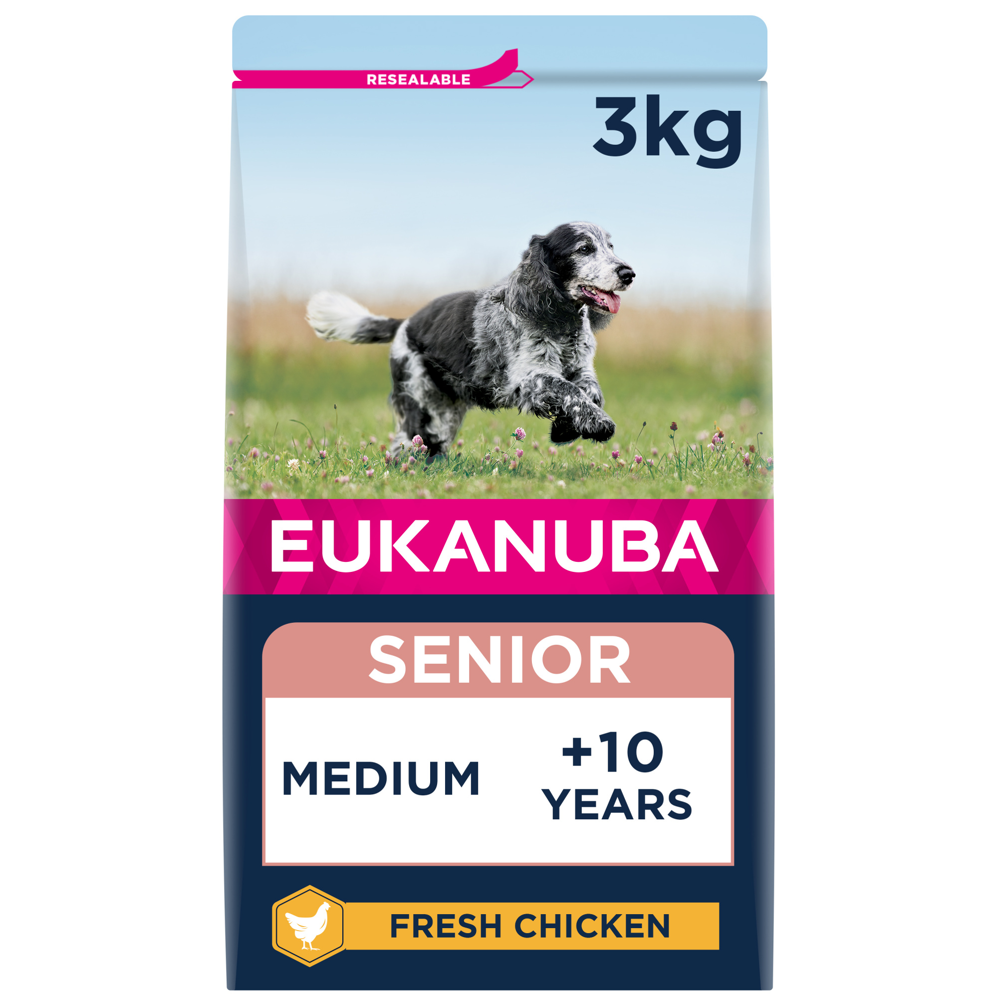 Eukanuba Senior Medium Dry Dog Food Chicken 3kg