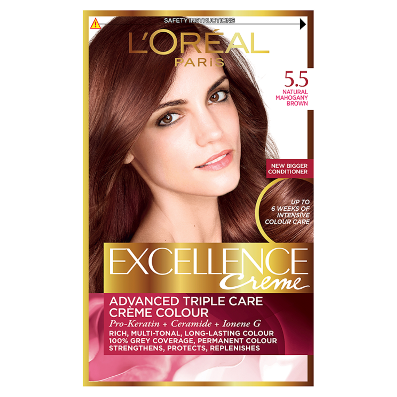 LOreal Excellence Creme Mahogany Brown 5.5 Hair Dye
