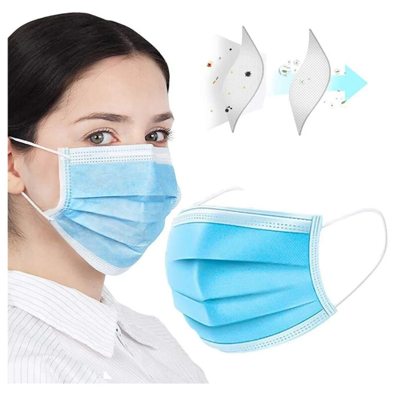 Disposable 3 Ply Face Mask(Brands Vary)