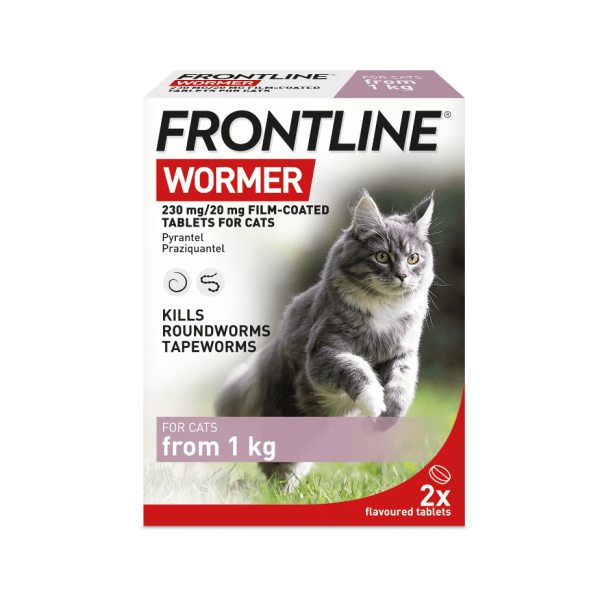 FRONTLINE WORMER Treatment Cat - Pack of 2
