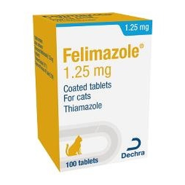 Felimazole Tablets for Cats Single Tablet 1.25mg