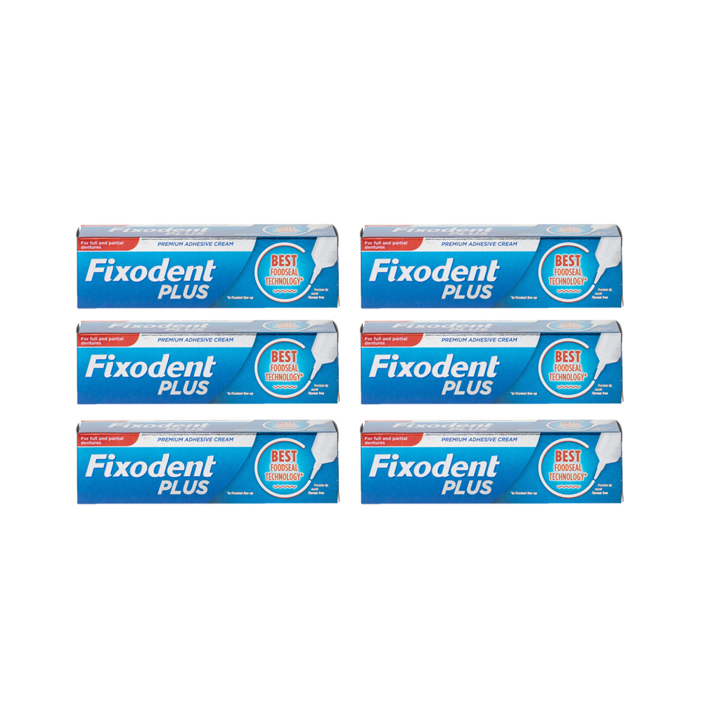Fixodent Food Seal Denture Adhesive Cream 6 P