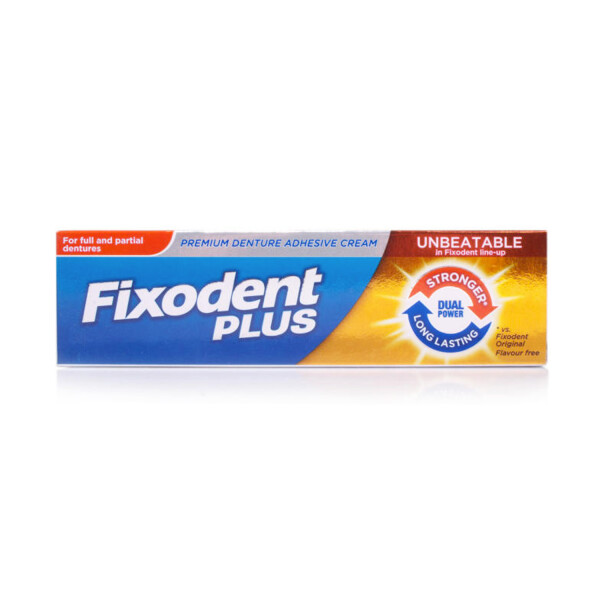 Fixodent Plus Best Hold Premium Denture Adhesive Cream 6 Pack