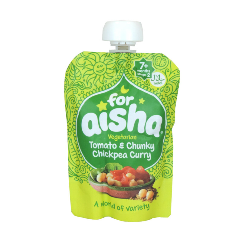 For Aisha Vegetarian Tomato & Chunky Chickpea Curry