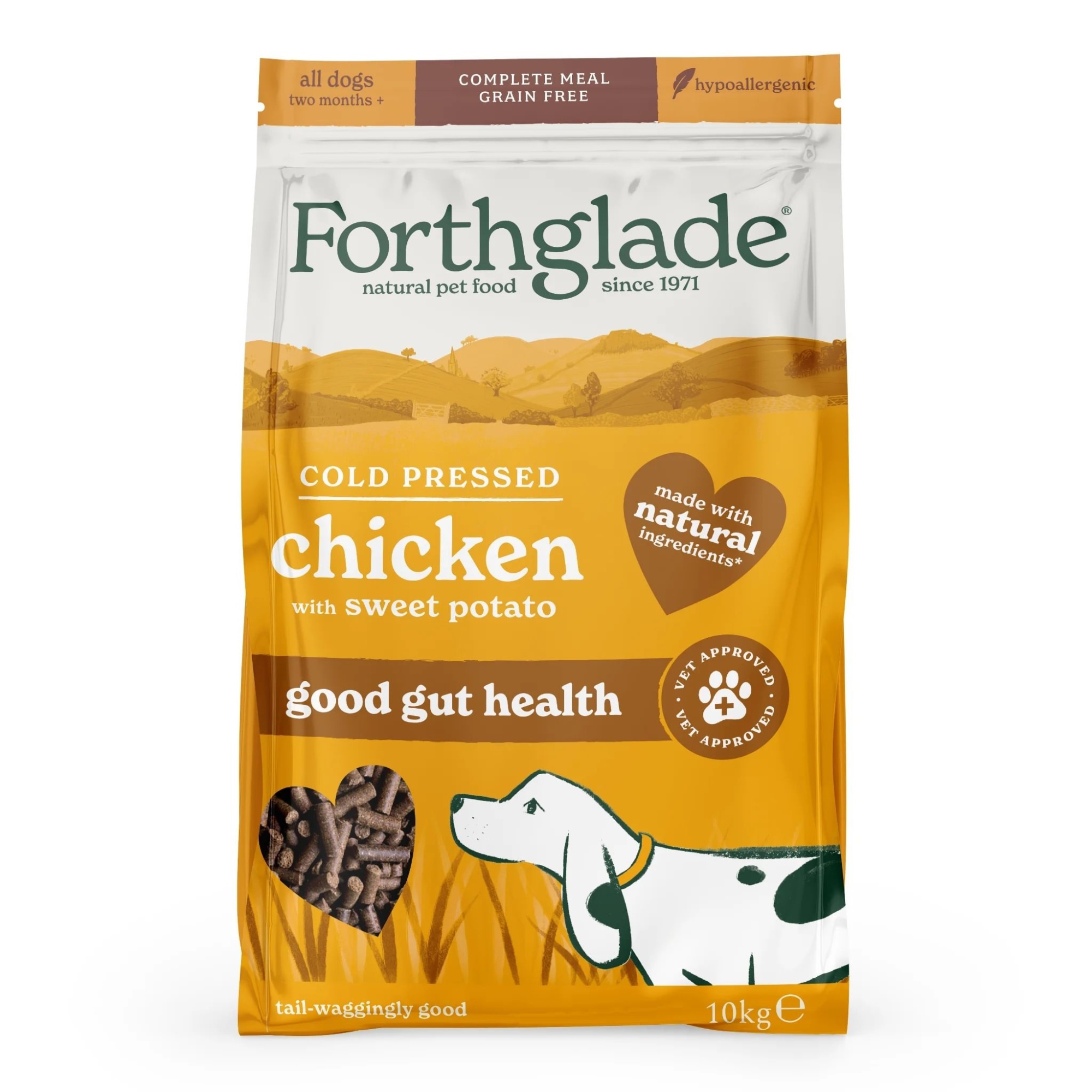 Forthglade Adult Dog Grain Free Natural Cold Pressed Chicken 10kg