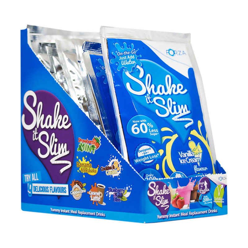 Forza Shake it Slim Vanilla Ice Cream 10 Pack EXP NOV 19