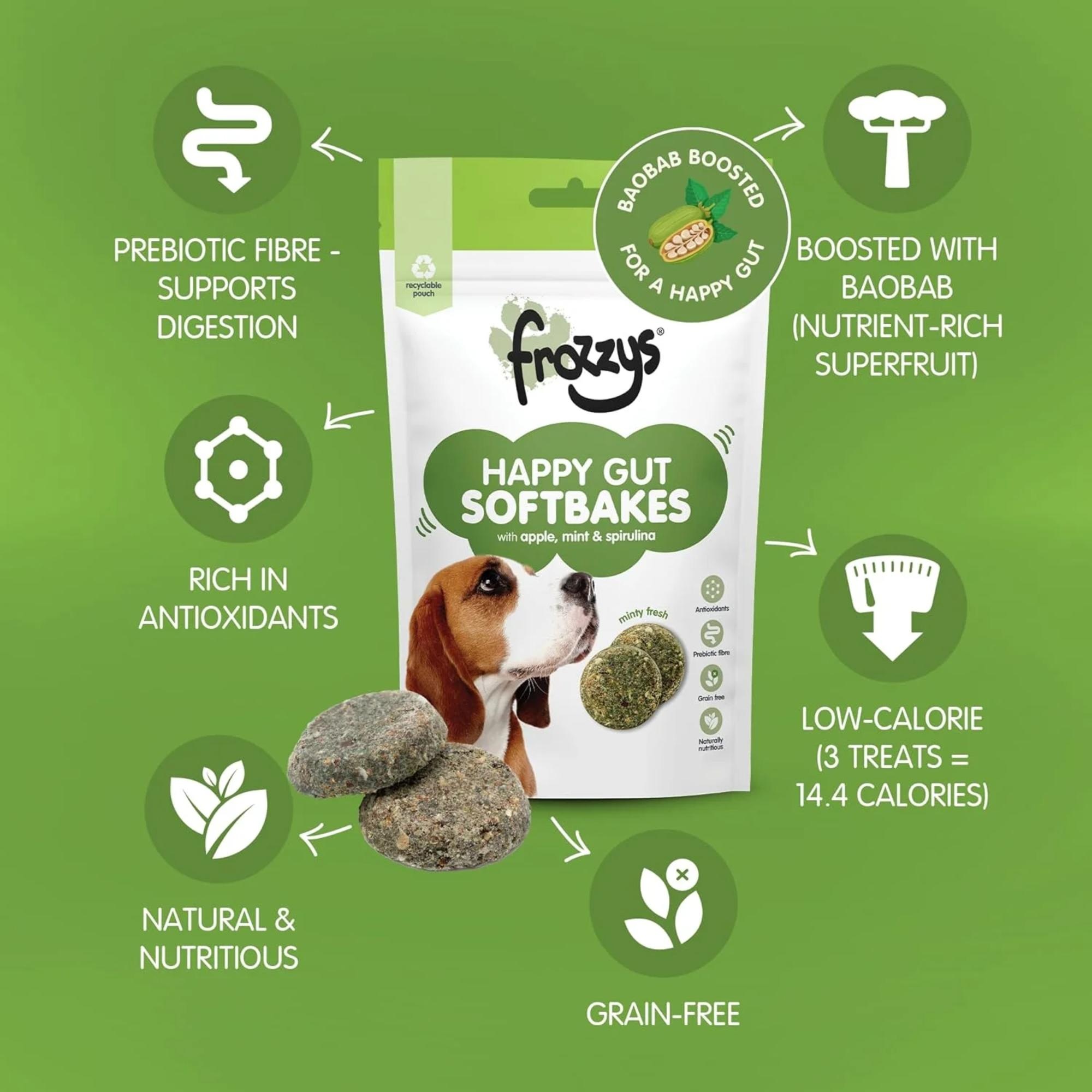 Frozzys Happy-Gut BAOBAB Apple Mint & Spirulina Flavour