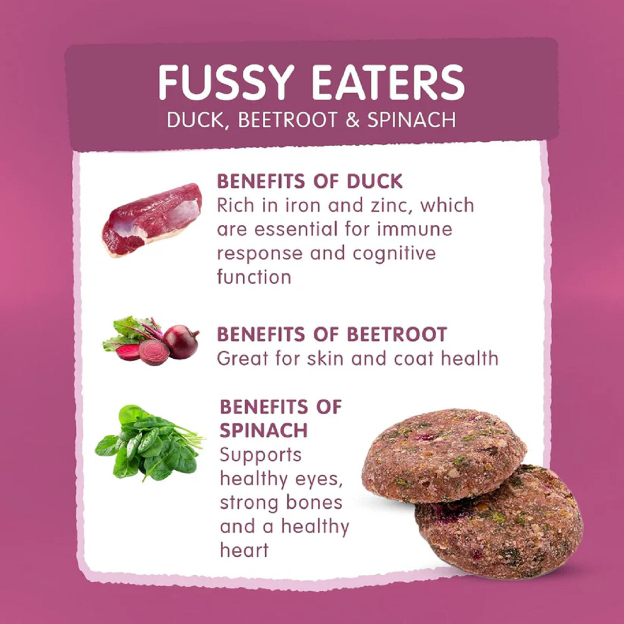 Frozzys Happy Gut BAOBAB Duck  Beetroot & Spinach Flavour