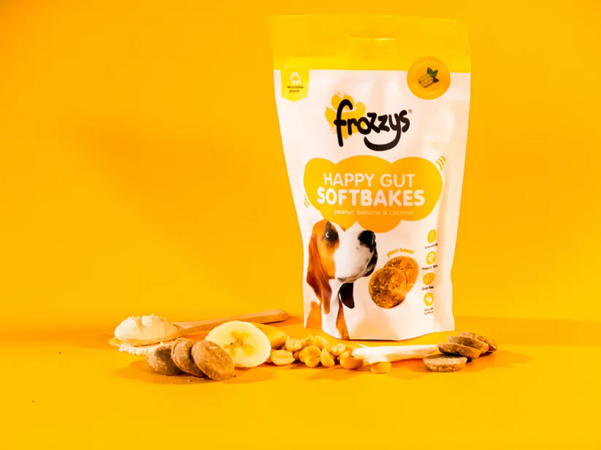 Frozzys Happy Gut BAOBAB Peanut  Banana & Coconut Flavour