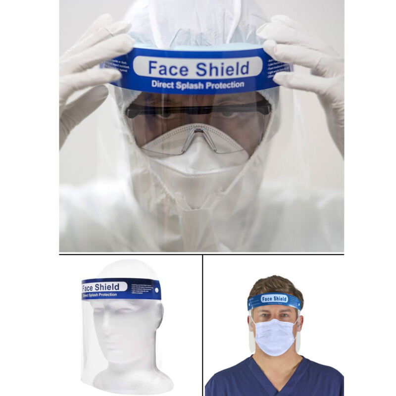 Full Face Shield Visors Pack of Ten