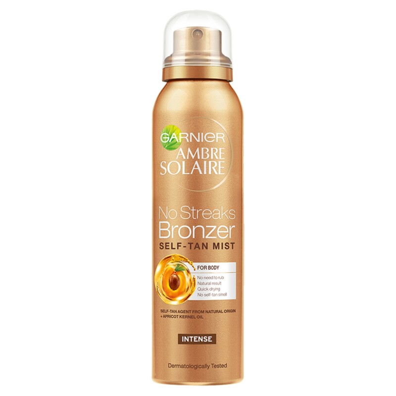 Garnier Ambre Solaire No Streaks Bronzer Original Intense Self-Tanning Body Mist