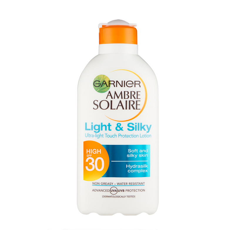 Garnier Ambre Solaire Light & Silky Sun Cream SPF30 Review