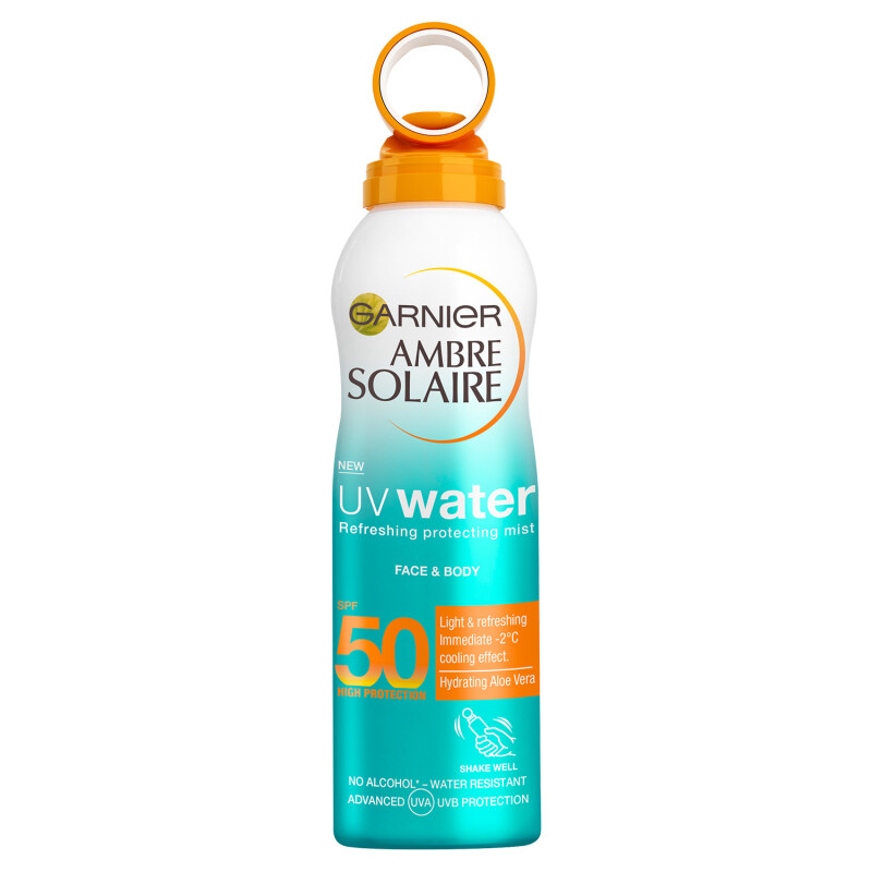 Garnier Ambre Solaire UV Water Clear Sun Cream Mist SPF50 