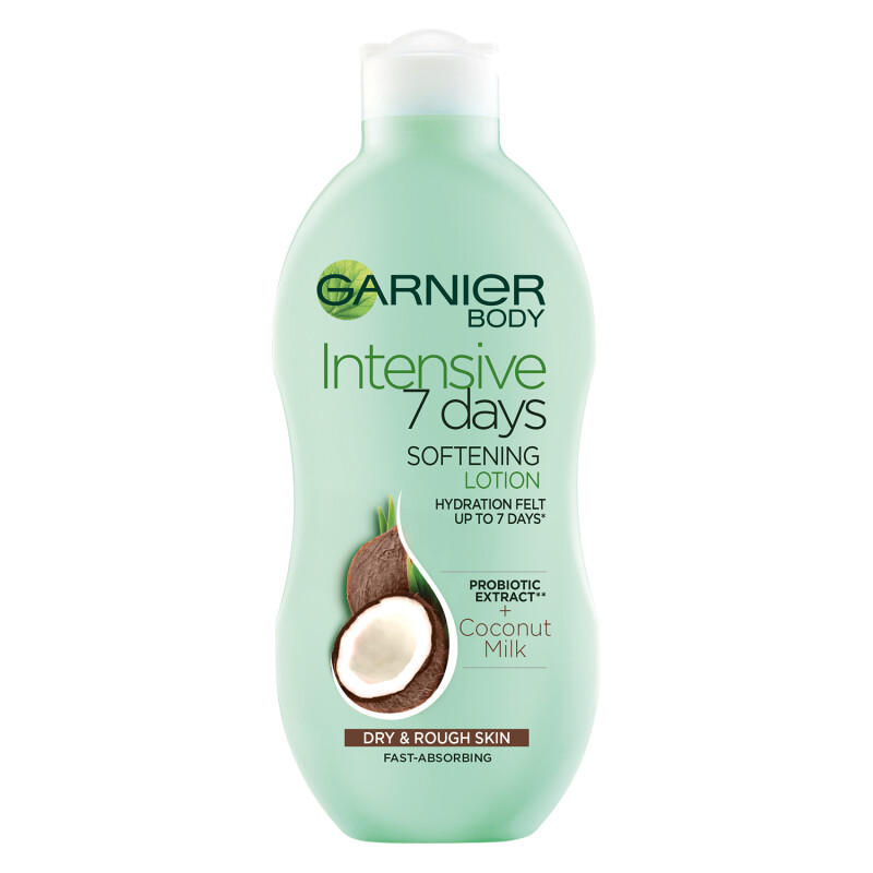 Garnier Intensive 7 Days Coconut Milk Body Lotion Dry Rough Skin