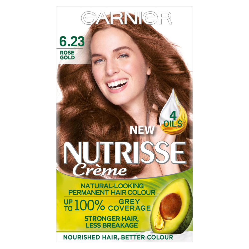 Garnier Nutrisse Creme 6.23 Rose Gold Hair Dye Reviews