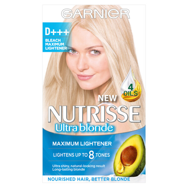Garnier Nutrisse Ultra Blonde D+++ Bleach Maximum Lightener Hair Dye Garnier Nutrisse Ultra Blonde D+++ Bleach Maximum Lightener Hair Dye