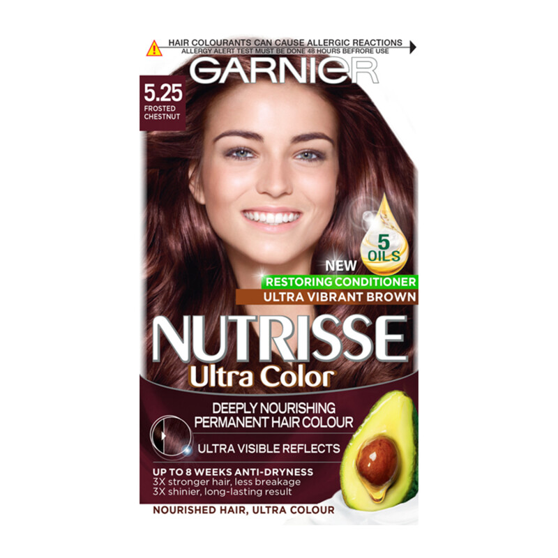 Buy Garnier Nutrisse Ultra Color 5.25 Frosted Chestnut Hair Dye 1 Kit Natural Hair Color Dye