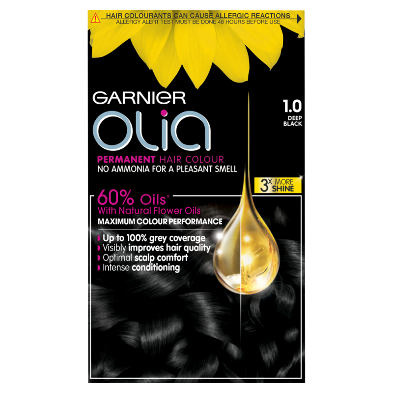 Garnier Olia 1.0 Deep Black Hair Dye