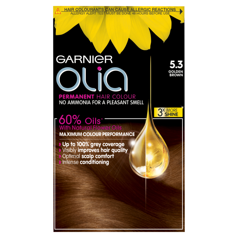 Garnier Olia 5.3 Golden Brown Hair Dye