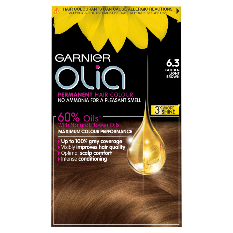 Garnier Olia 6.3 Golden Light Brown Hair Dye
