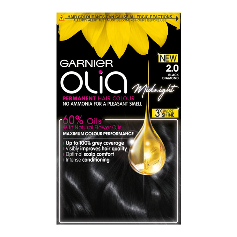 Garnier Olia Midnight 2.0 Black Diamond Permanent Hair Dye