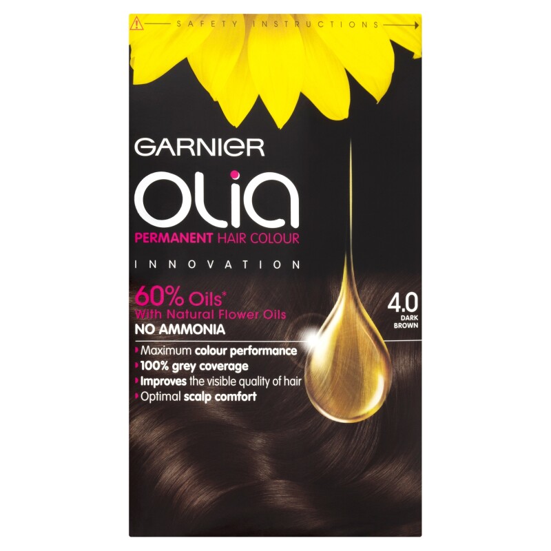 Buy Garnier Olia 4.0 Dark Brown Permanent Hair Dye