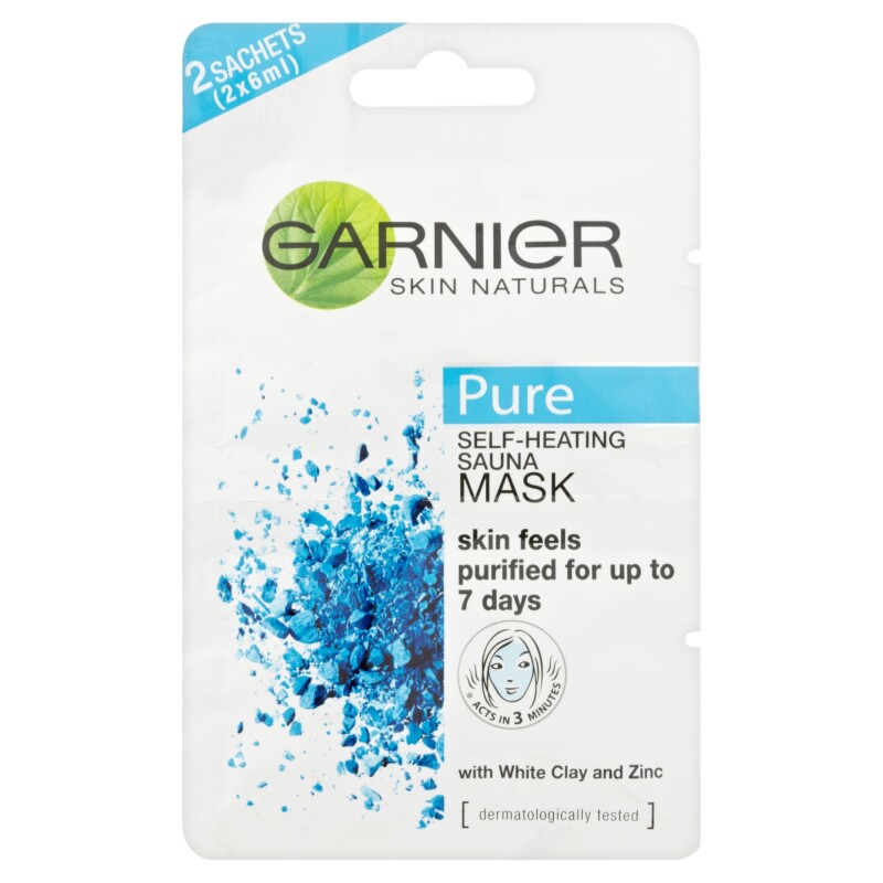 Garnier Skin Naturals Pure Heating Mask 2 x 6ml