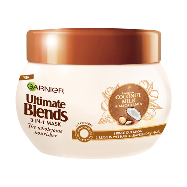 Buy Garnier Ultimate Blends Coconut Milk & Macadamia Mask 300ml Buy Garnier Ultimate Blends Coconut Milk & Macadamia Mask 300ml