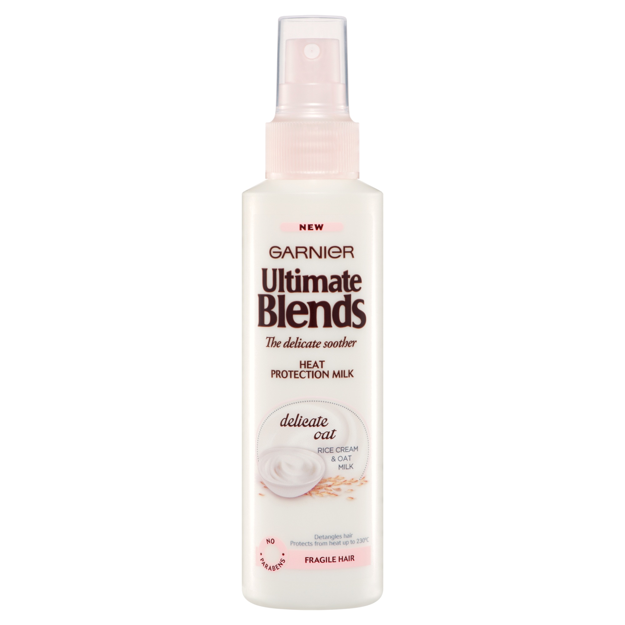 Garnier Ultimate Blends Delicate Oat Heat Protection Milk Spray Reviews