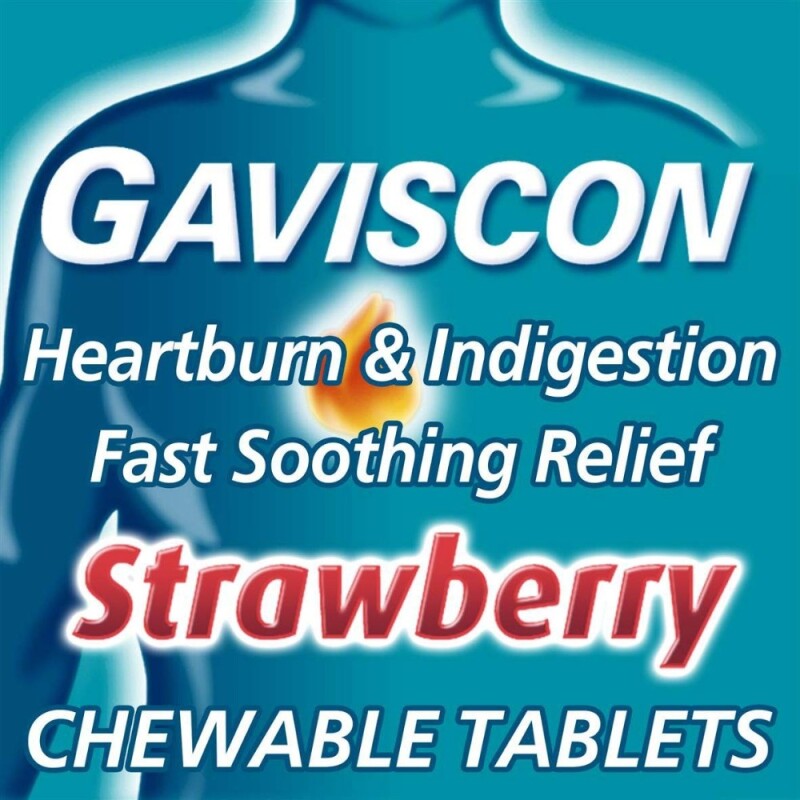 Gaviscon Tablets Strawberry 24s