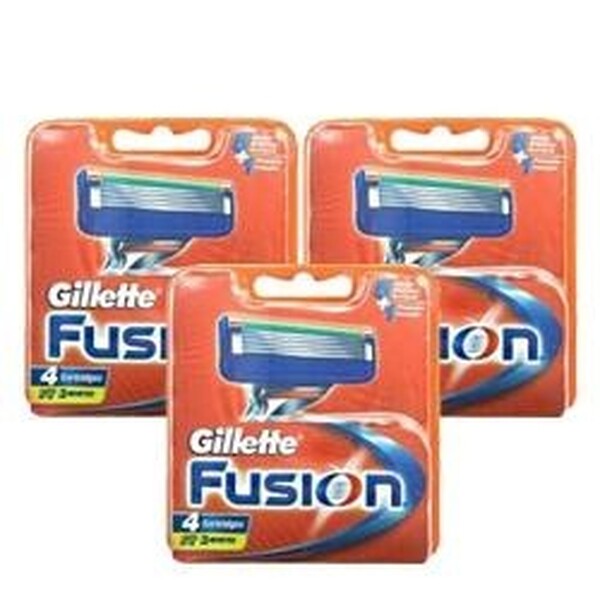 Gillette Fusion Razor Blades - 12 Catridges