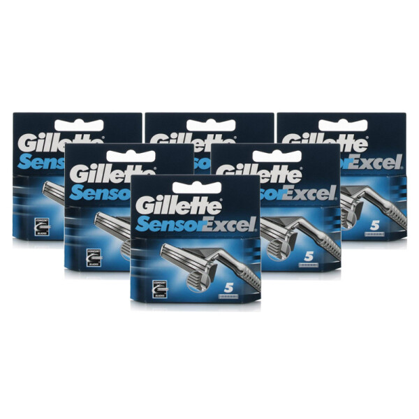 Gillette Sensor Excel Razor Blades 6 Pack
