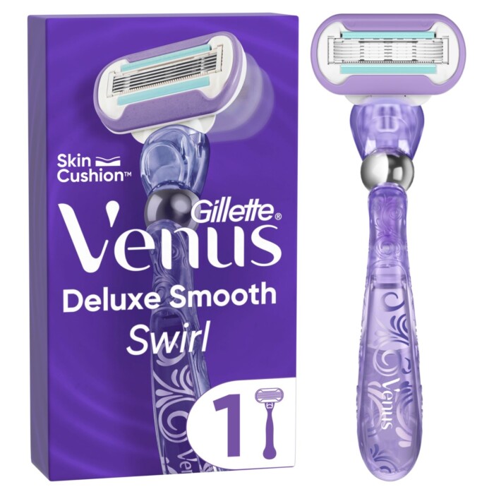 Image of Gillette Venus Deluxe Smooth Swirl Razor