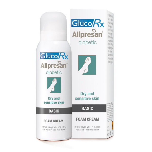 GlucoRx Allpresan Diabetic Foam Cream Basic
