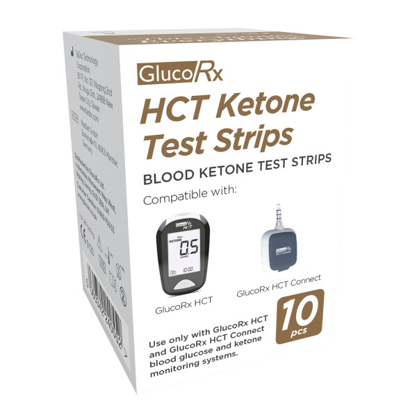 GlucoRx HCT Ketone Strips