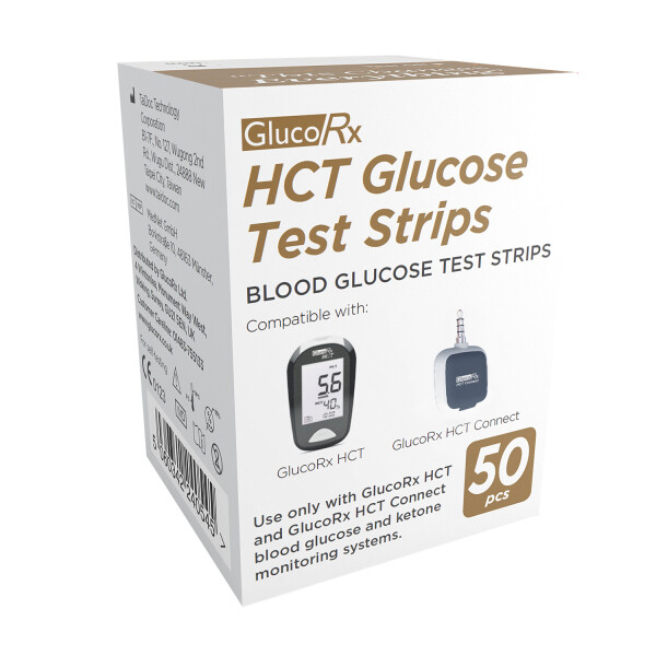 GlucoRx Hct Glucose Test Strips