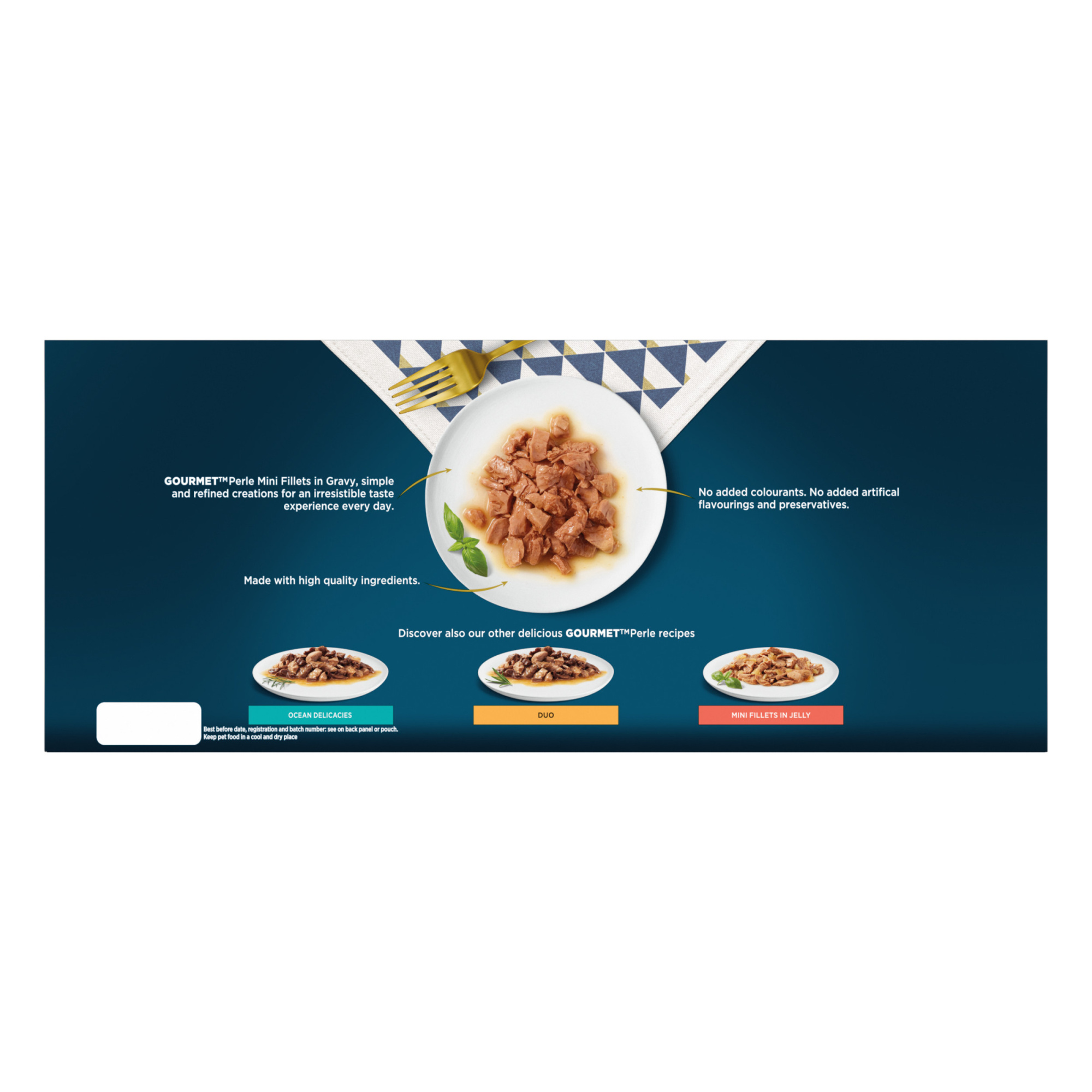 Gourmet Perle Adult Wet Cat Food Chefs Collection Mix 40x85g