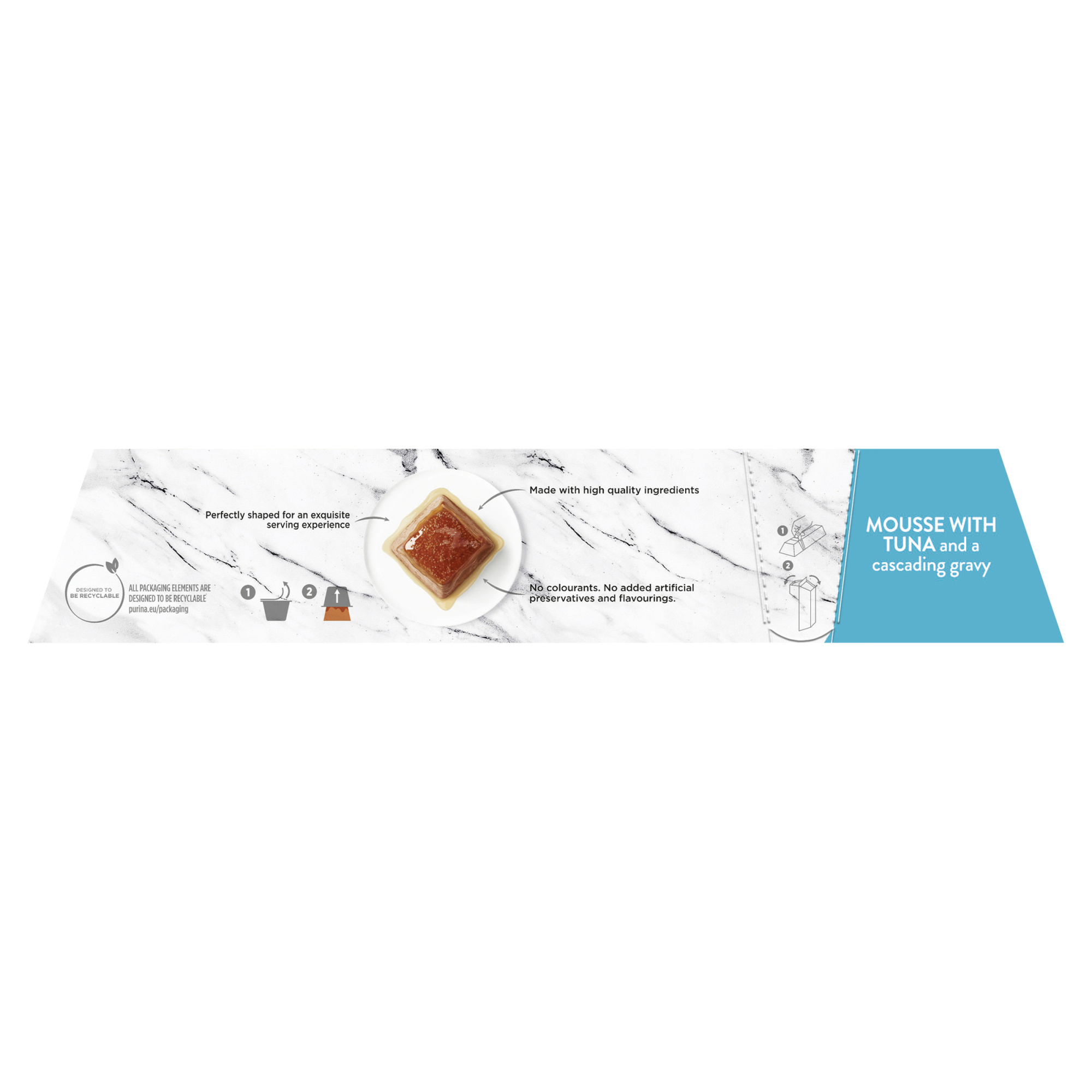 Gourmet Revelations Adult Wet Cat Food - Mousse With Tuna 4x57g