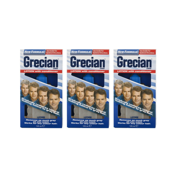 Grecian 2000 Mens Hair Colour Lotion Triple Pack