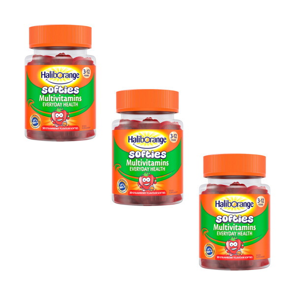 Haliborange Multivitamin Strawberry Softies Triple Pack