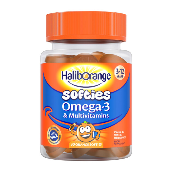 Haliborange Omega-3 & Multivitamin Orange Softies