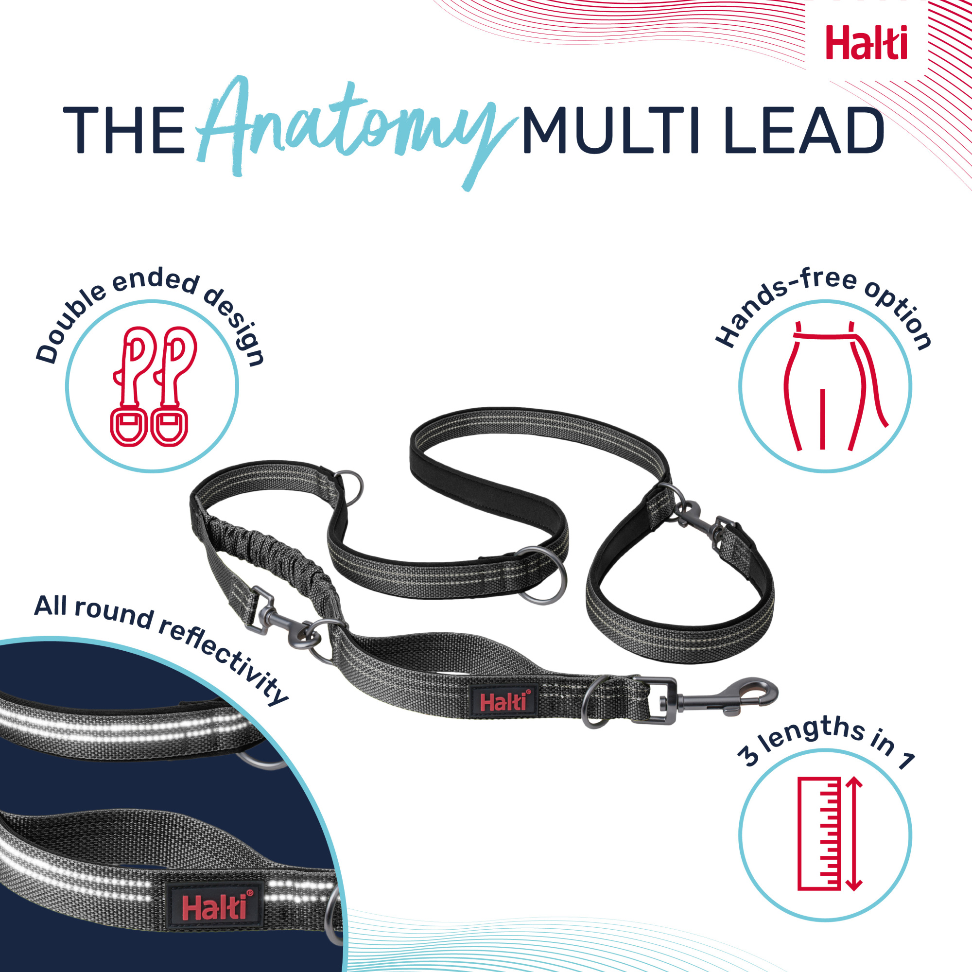 Halti Anatomy Multi Lead 